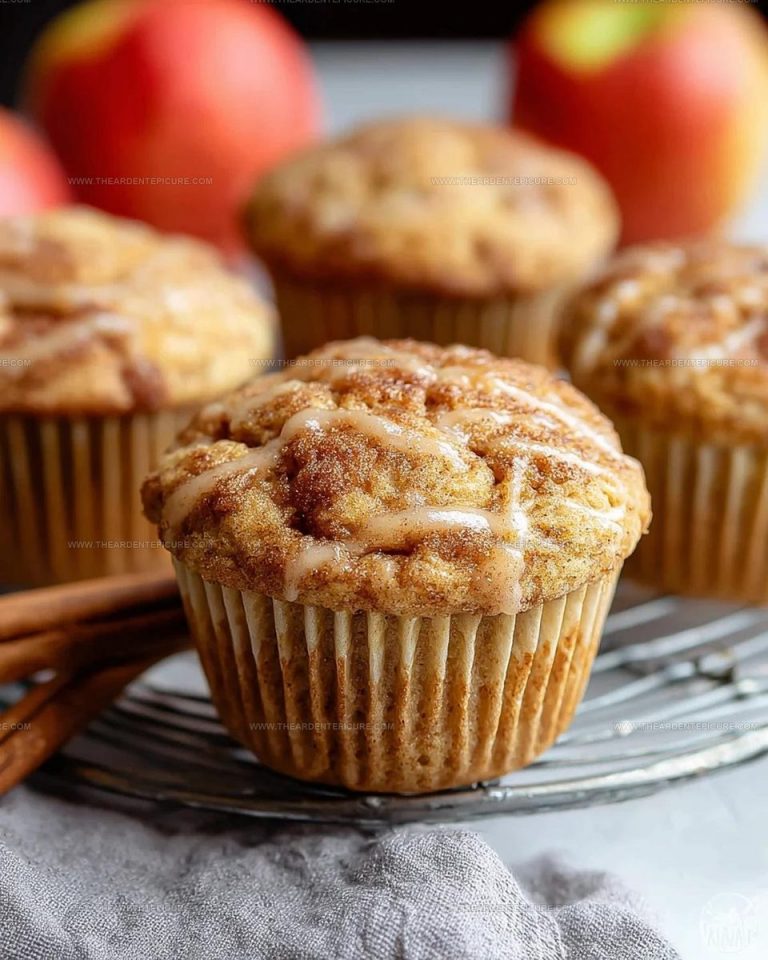 7167764 Sweet Apple Cinnamon Streusel Muffins Recipe